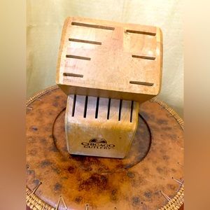 Chicago Cutlery 13 Knife Wooden Block